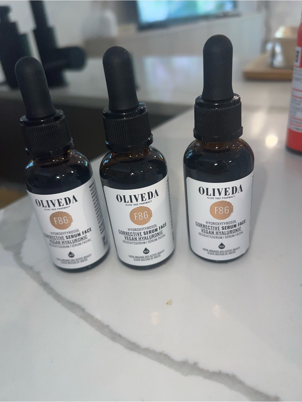 Oliveda F86 Face Serum (3) —brand new sealed bottles paid $312